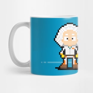 Doc and Marty in 8bit Mug